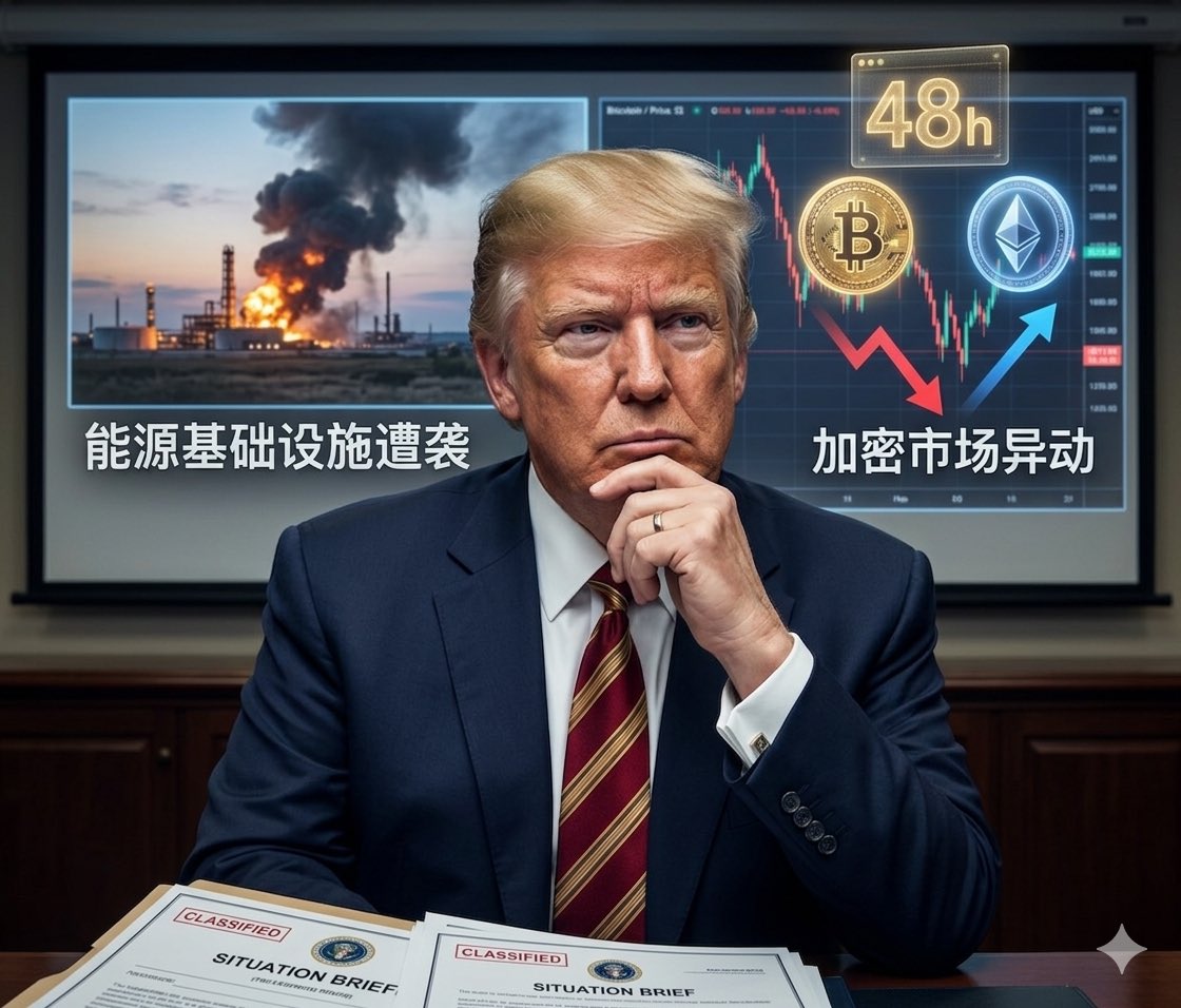 Unique_1515's tweet photo. ⚡️ 通牒进入24小时倒计时：中东“能源核弹”引爆在即，加密市场将迎来血色黎明？#美伊冲突急剧升级 

如果说之前的摩擦只是预热，那么现在的局势已经走到了“大摊牌”的悬崖边缘。
特朗普的“48小时地狱通牒”绝非虚张声势。随着截止日期（4月6日20时）逼近，我们正面临自布雷顿森林体系瓦解以来，全球金融秩序最严重的一次地缘政治冲击。
🚨 犀利拆解：为什么这次“不一样”？
1.能源咽喉的彻底窒息
伊朗已经实际封锁了霍尔木兹海峡。这意味着全球20%的石油和液化天然气供应被掐断。以色列国防官员明确表示“目标已锁定伊朗能源设施”，这不仅仅是军事打击，更是要从物理上抹去对方的经济根基。
2.特朗普的“极限施压”逻辑
这不是传统的拉锯战，而是特朗普式的“Deal or Die”交易逻辑。通牒的本质是逼迫伊朗彻底放弃抵抗，否则美国将默许甚至配合以色列发动摧毁性打击。
3.战火蔓延至“数字资产”
4月5日的最新战报显示，美以已打击伊朗120多个防空目标，甚至布什尔核电站附近也遭袭。战争的烈度已经让传统对冲工具失效，市场正在被迫寻找新的锚点。
📉 加密市场：避风港还是火药桶？
很多博主在鼓吹“大炮一响，黄金万两”，认为比特币会直接飞上天。醒醒吧，现实远比这残酷。
● 第一阶段：流动性“黑洞”
当真正的大规模空袭开始时，首当其冲的是流动性崩溃。
• 机构撤资： 面对战争这种不确定性极高的“黑天鹅”，机构的首选不是买入BTC，而是平仓所有杠杆头寸并变现。预计BTC在短期内会有一次极速回踩，清洗掉所有的高杠杆多头。
• 稳定币溢价： 全球资金将疯狂涌入USDT/USDC寻找避难。我们会看到稳定币汇率出现异常的正溢价，这反映了真实的恐慌。
● 第二阶段：法币体系崩塌后的“强制共识”
只有当战争导致石油美元体系震荡、甚至出现区域性货币崩溃时，比特币的**“反脆弱性”**才会真正爆发：
• 数字难民的最后救命稻草： 随着中东主要经济体陷入战火，加密货币将成为该地区唯一的流动资产。
• 通胀对冲逻辑： 原油暴涨带来的全球通胀是不可逆的。法币贬值，BTC作为“数字黄金”的共识将在血泪中被强制确立。
⚠️ 犀利预判：接下来的剧本
• 剧本A：极限妥协（概率30%）
在4月6日最后时刻，伊朗由于无法承受能源设施全毁的代价，达成临时性停火或开放海峡。加密市场： 瞬间报复性反弹，空头爆仓。
• 剧本B：全面战火（概率70%）
通牒到期，冲突升级。加密市场： 先经历一次“自由落体”式的深蹲（去杠杆），然后在油价暴涨和法币动荡中走出“V”型反转。

结论：
不要在这个节点试图去“抄底”或者“做空”。在48小时倒计时结束前，空仓或极低杠杆是唯一的生存法则。 >
战争改变的不仅是地图，还有财富的定义。当硝烟散去，你会发现，那些能够穿越战火的资产，才是真正的硬通货。

#美伊冲突 #加密货币分析 #特朗普 #地缘政治 #BTC