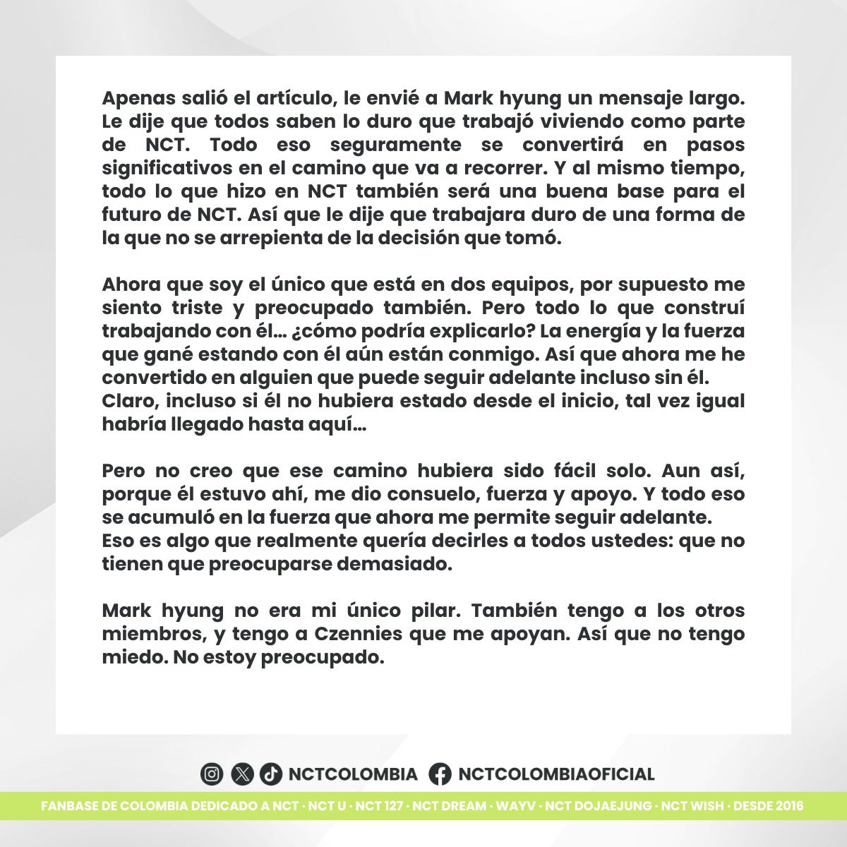 NCT Colombia|🇨🇴 Proyectos tweet media