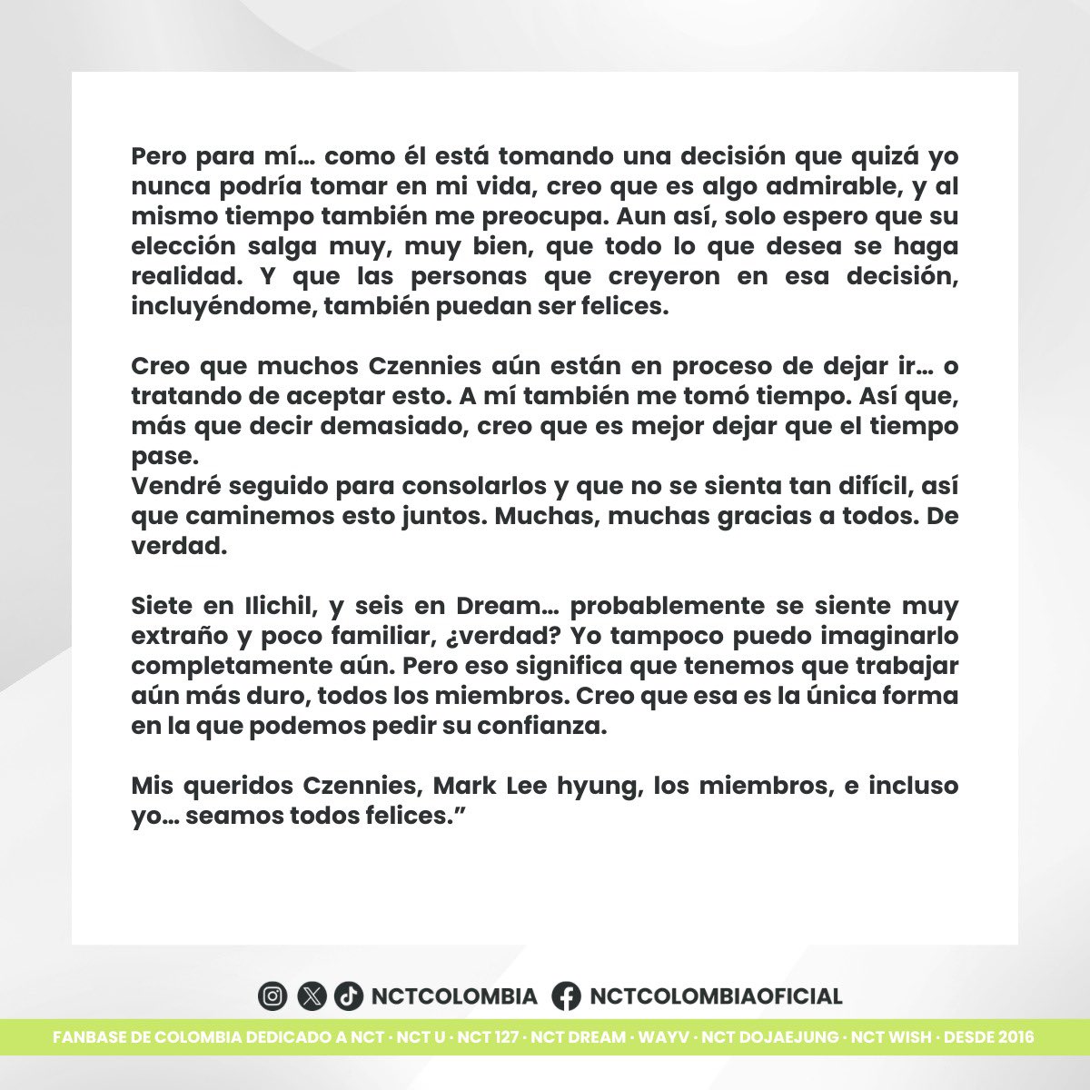 NCT Colombia|🇨🇴 Proyectos tweet media