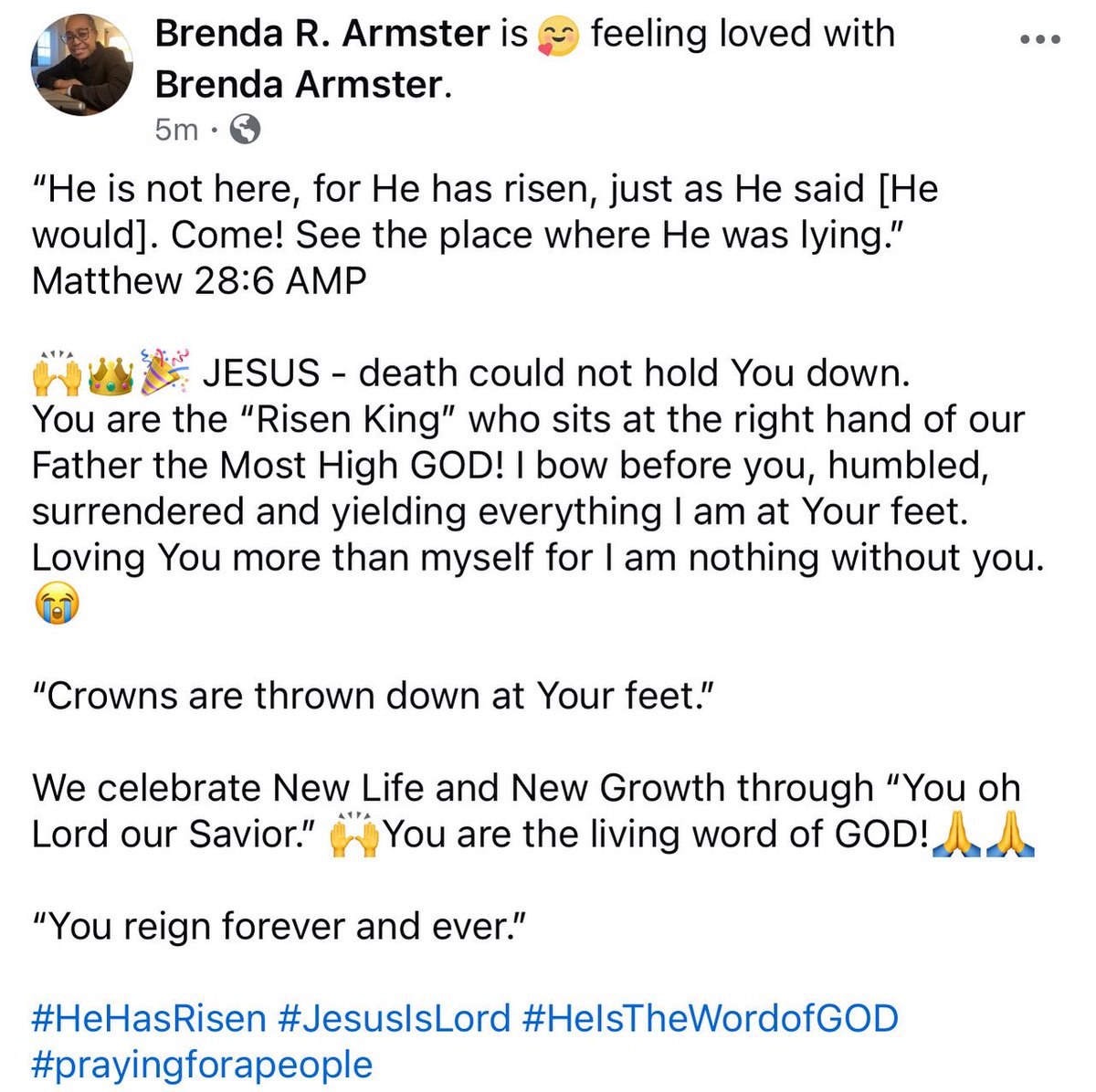 Brenda Armster tweet media