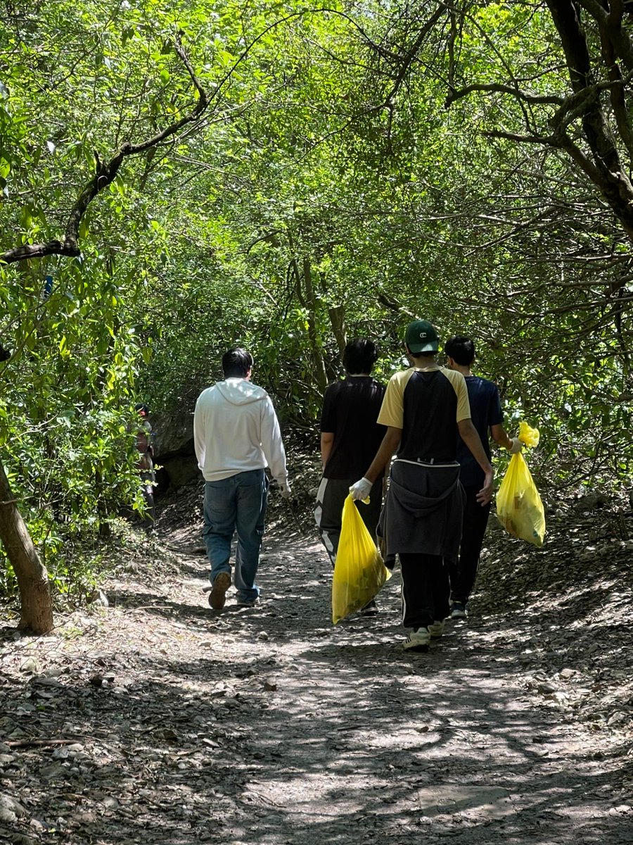 WildlifeBoard's tweet image. Students from FAST University stepped up for a clean-up drive, proving that small actions create big impact. Together for a cleaner, greener future 💚

#CleanUpDrive #YouthForChange