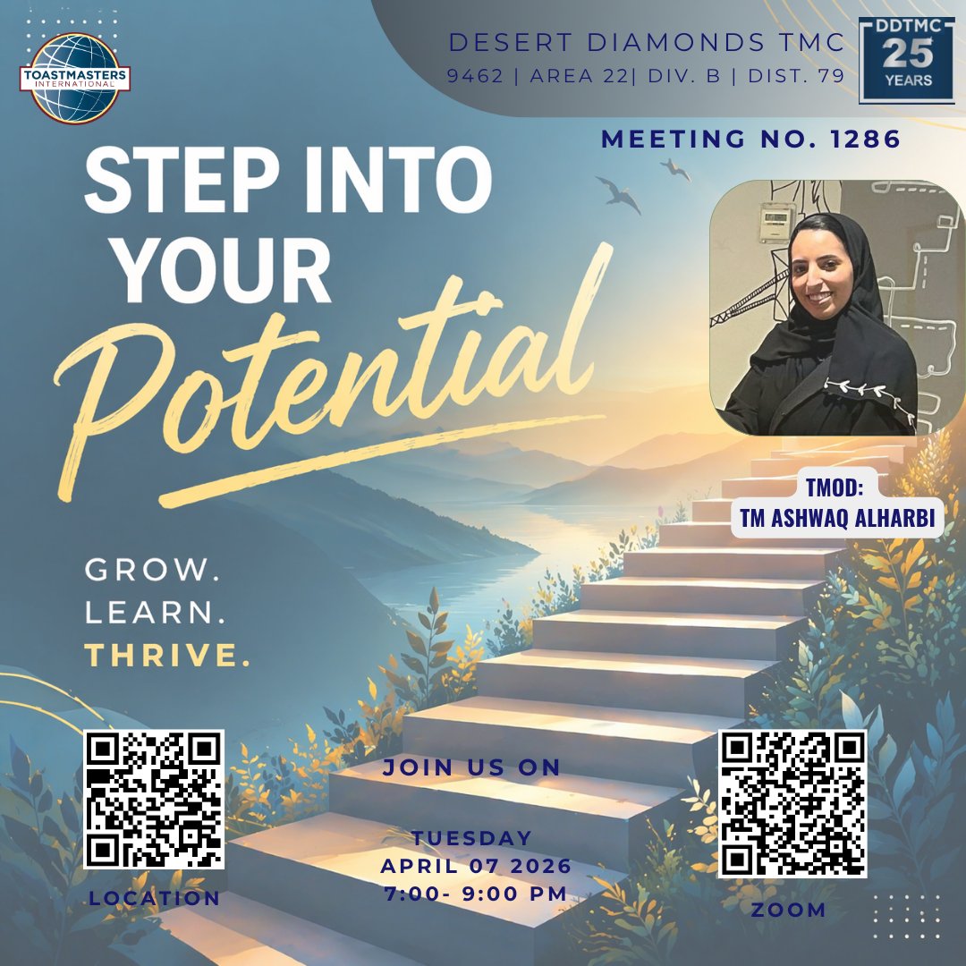 Desert Diamonds Toastmasters Club tweet media