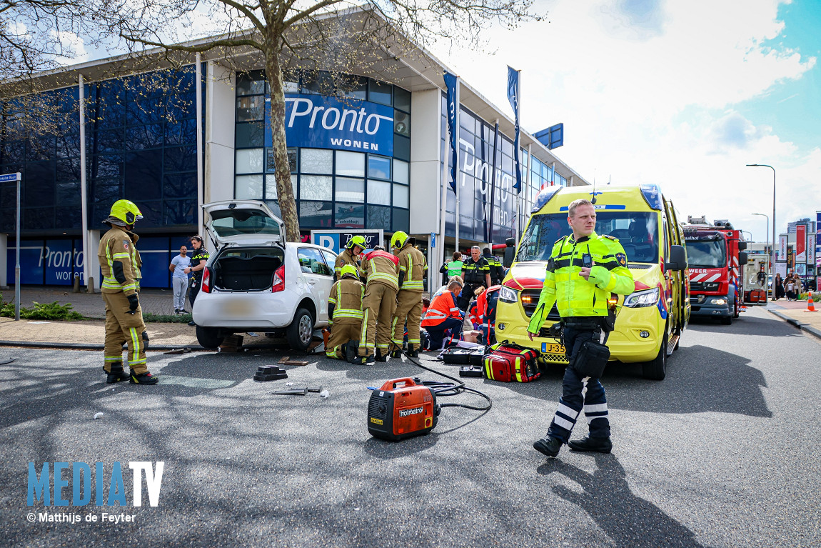 Aanrijding op de Lylantse Baan in Capelle aan den IJssel