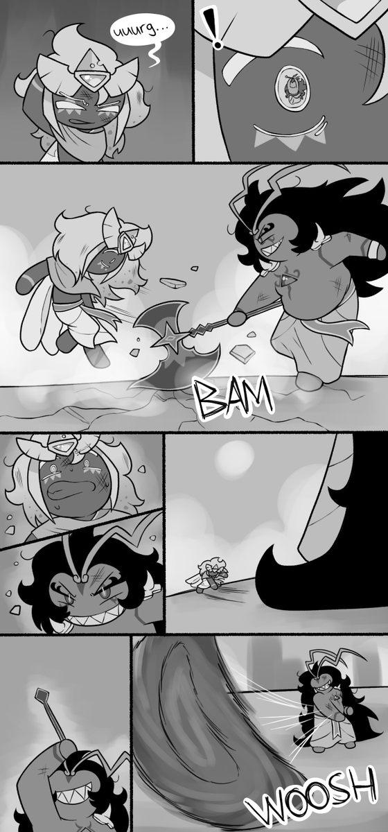 TheSparkledash's tweet image. Fallen Ancients AU [I do not care for the world, page 7-8]

#cookierun #cookierunkingdom #burningspicecookie #goldencheesecookie