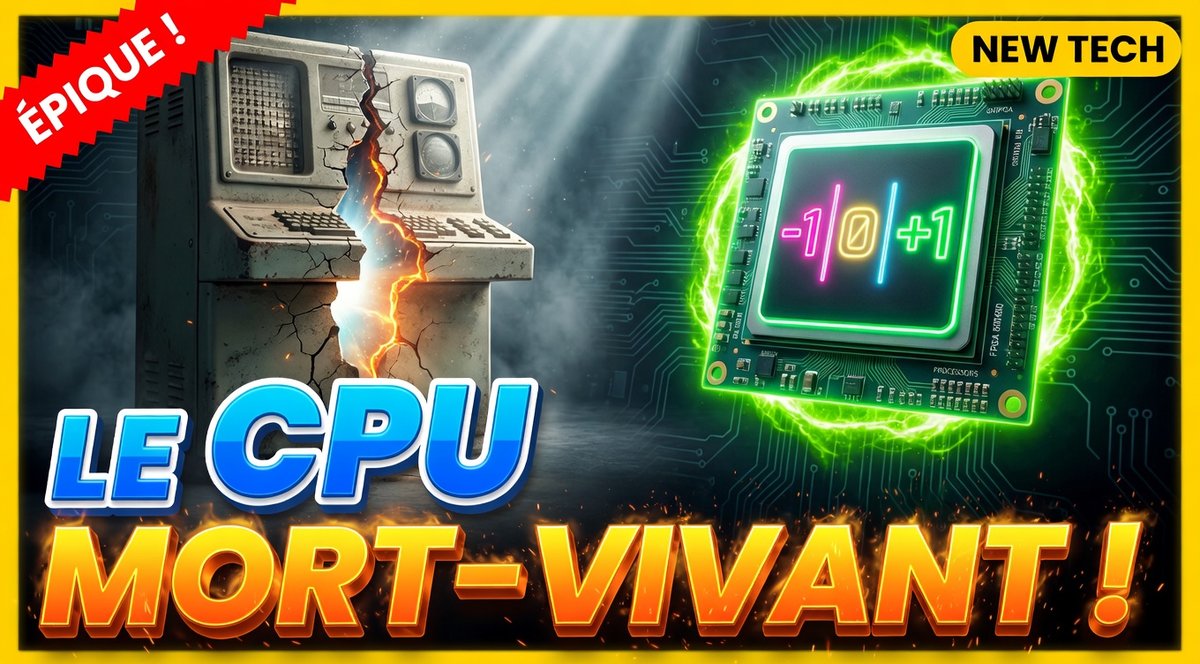 makertronicYT's tweet image. 🚨 NVIDIA en PANIQUE ? Le processeur ternaire 5500FP est INCROYABLE !

Et si le binaire n’était plus la meilleure solution depuis 80 ans ?

👉Regarde la vidéo ici : youtu.be/Xp-nzqYy5Io

#InformatiqueTernaire #5500FP #FutureTech #IAéconome

Qu’en penses-tu ? Le trit va-t-il