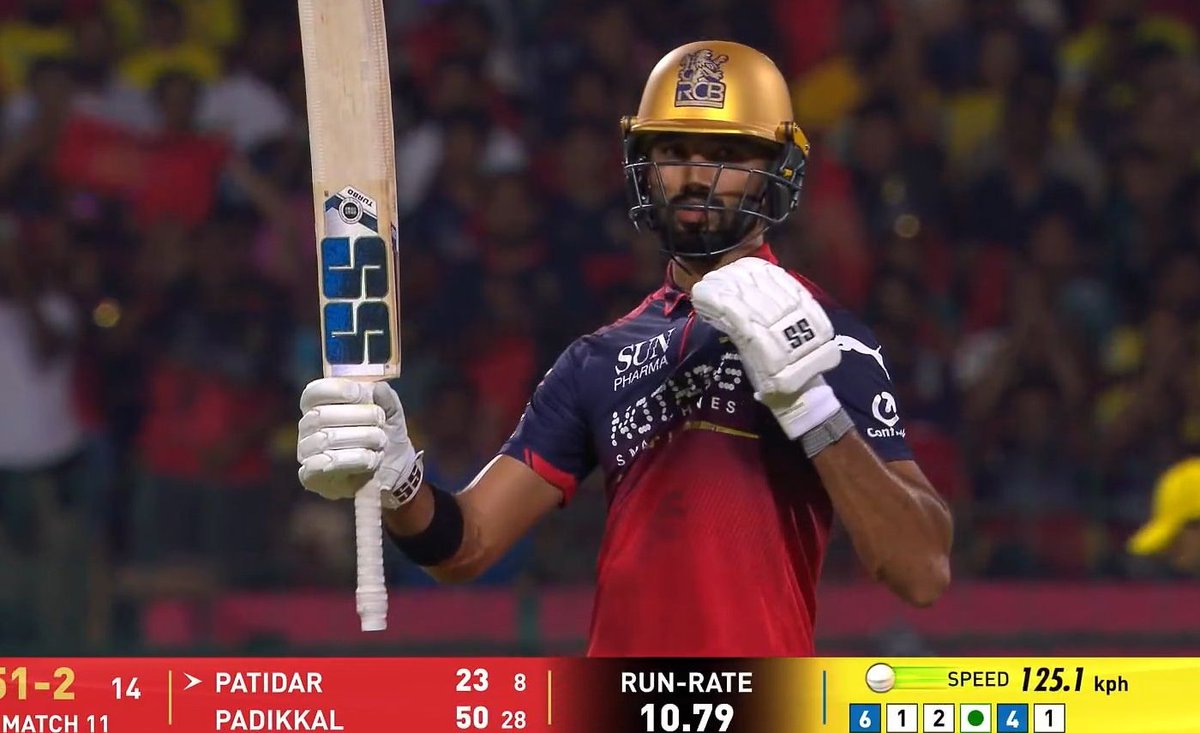 Padikkal proudly shows that rcb badge whenever he scores. Our Starboy 😭❤️