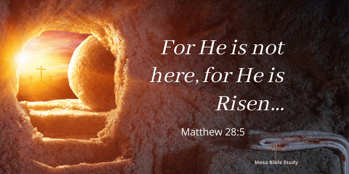He is Risen! Jesus is king!