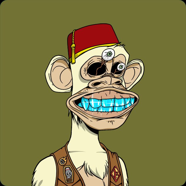 ytlee1982's tweet photo. This is my Bored Ape. 

There are only 10000 EVER created and I own one of them. 

I feel part of true NFT history. https://t.co/WYVt9DEgdJ