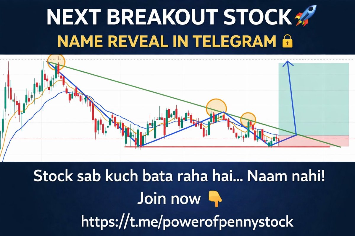 Rahulku42424809's tweet photo. 👉 **“Chart sab kuch clear bol raha hai…
Bas naam hidden hai 🔒
Breakout aane wala hai 🚀
Late aaye toh regret hoga 💸

📊 Stock ka naam chahiye?
Join Telegram now 👇
 https://t.co/M3wL8Sc3BR ”** https://t.co/9bEyKTJEtB