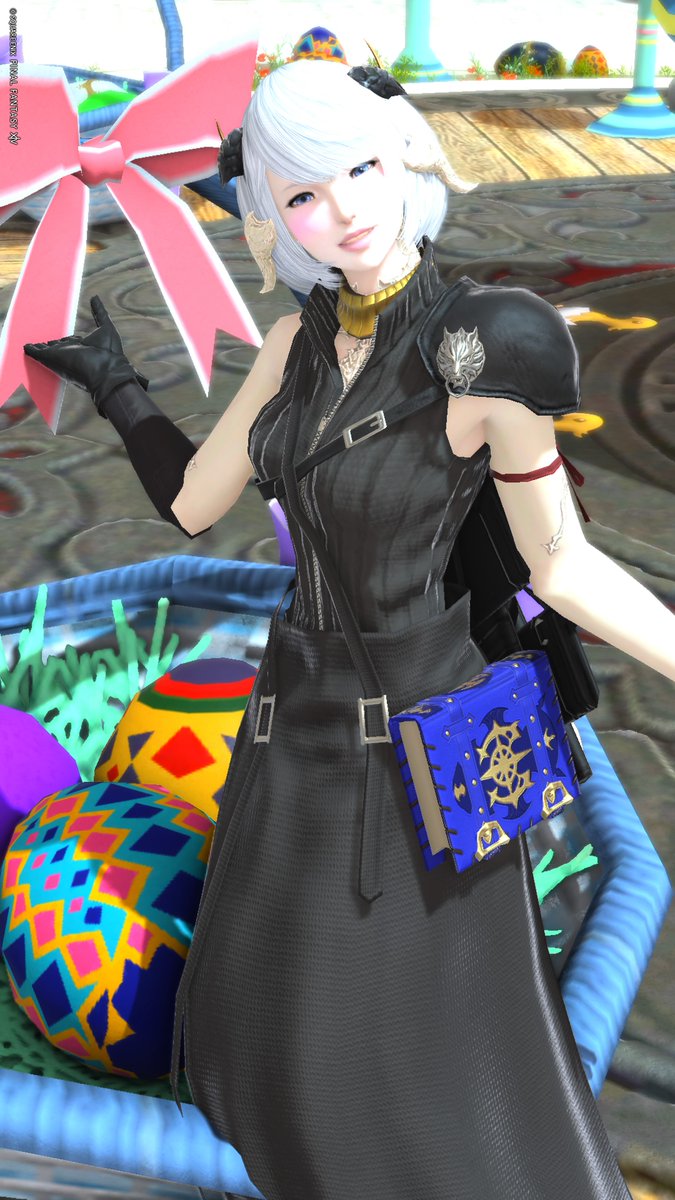 LfyanMiller's tweet photo. 今更だけどアウラの座るポーズってかわいいよね！
（ずっと思ってた）

#FF14 #FFXIV https://t.co/0tIm2CUSsw