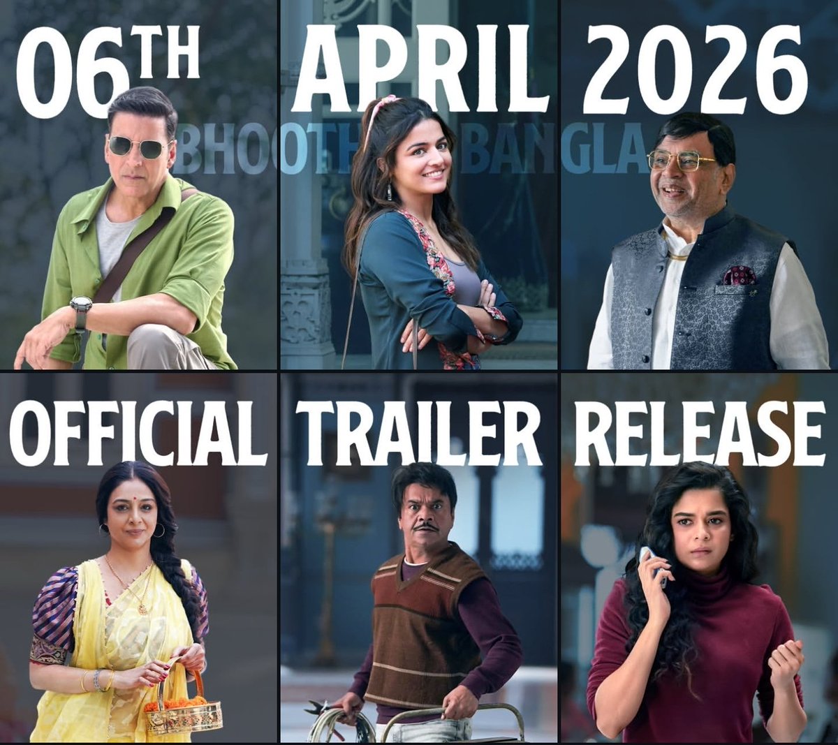 _Prakashbamniya's tweet photo. #BhoothBangla #bhoothbanglatrailer
#akshykumar
Trailer Tommorow https://t.co/A7Upc50xBP