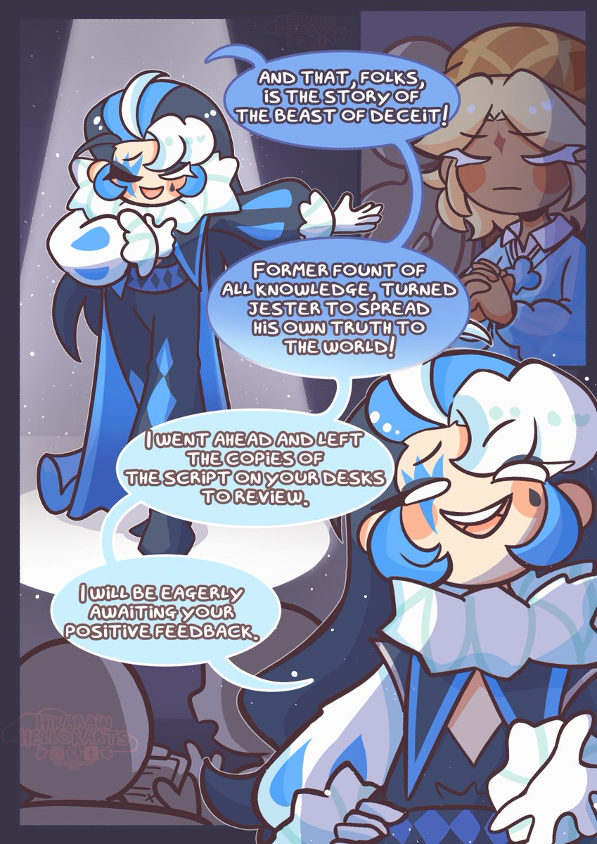 hellokarts's tweet photo. Actor AU
It takes two. 💙💛
1/2
#cookierunkingdom #shadowvanilla #purevanillacookie #shadowmilkcookie https://t.co/hru5nKGYed