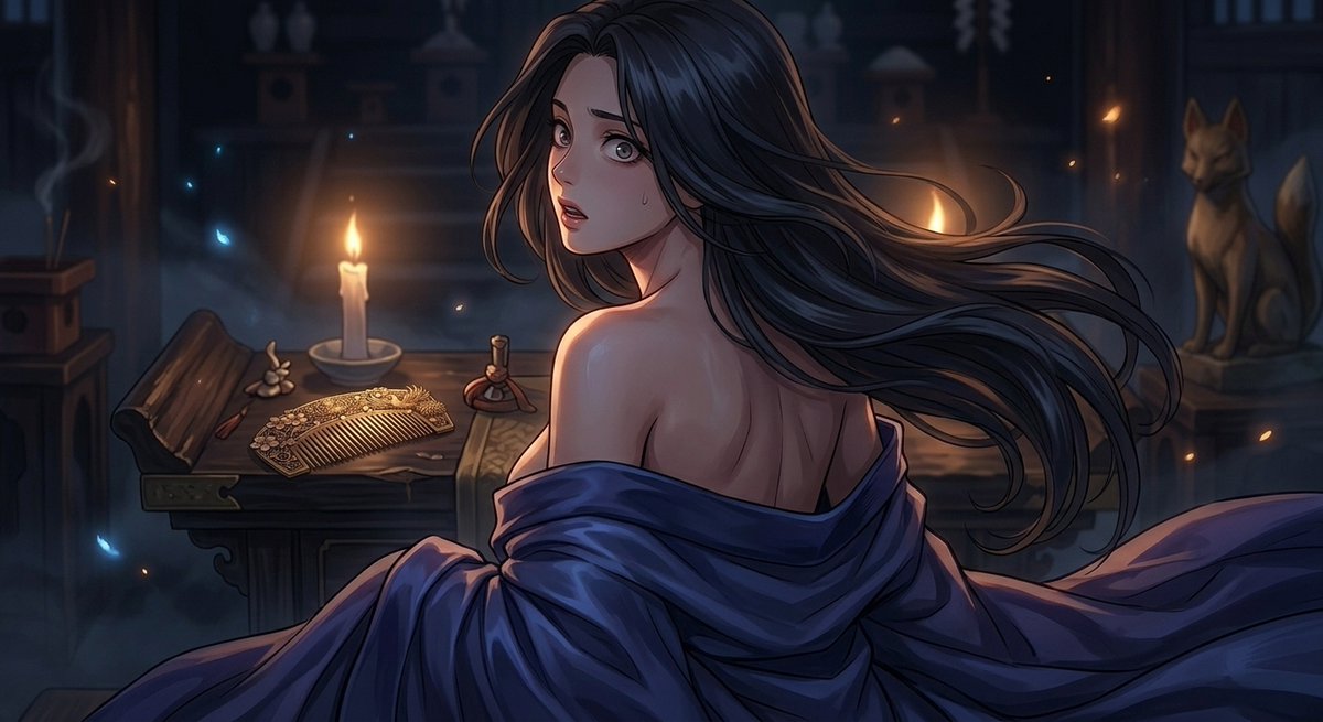 ForgeOfLore's tweet photo. He said her name. Not to her. Three streets and a locked door between them.\n\nHer skin answered before she did.\n\nFour thousand years taught him what prayer sounds like — even from someone who doesn't know she's praying.\n\n#DivineFlesh #ForgeOfLore https://t.co/RYZnfgDLYJ