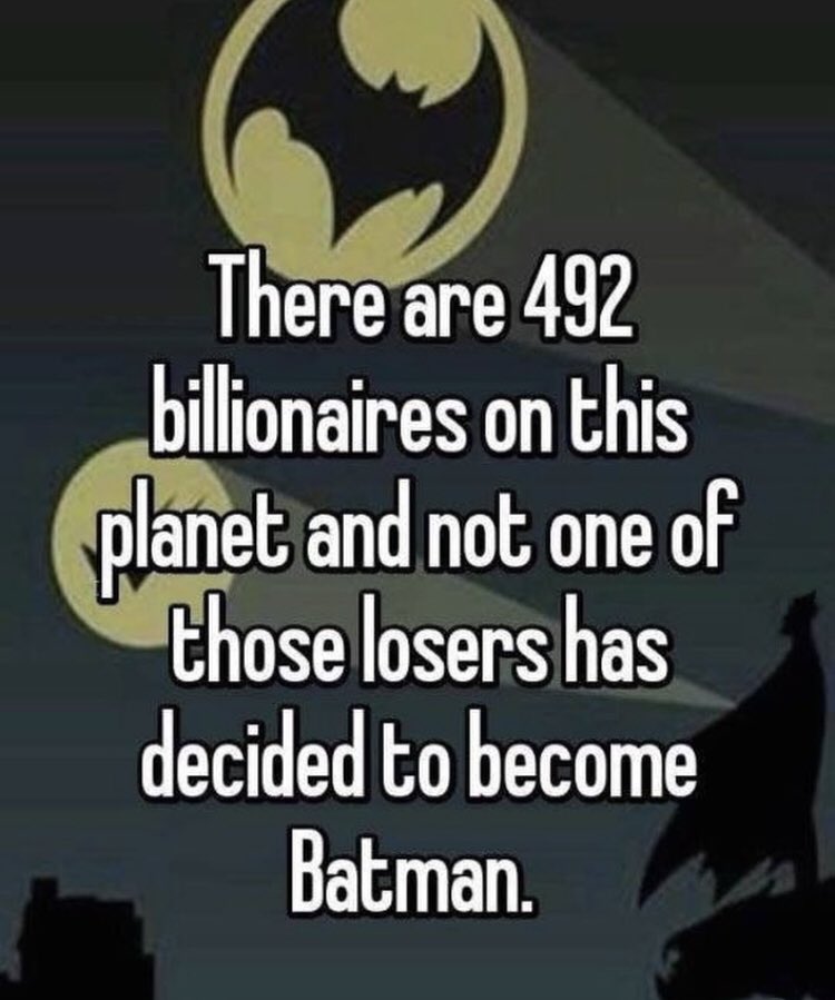 cmt_cm's tweet photo. #Batman #billionaire https://t.co/vUOkPAvw9I