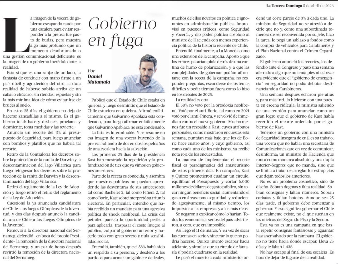 Daniel Matamala tweet media