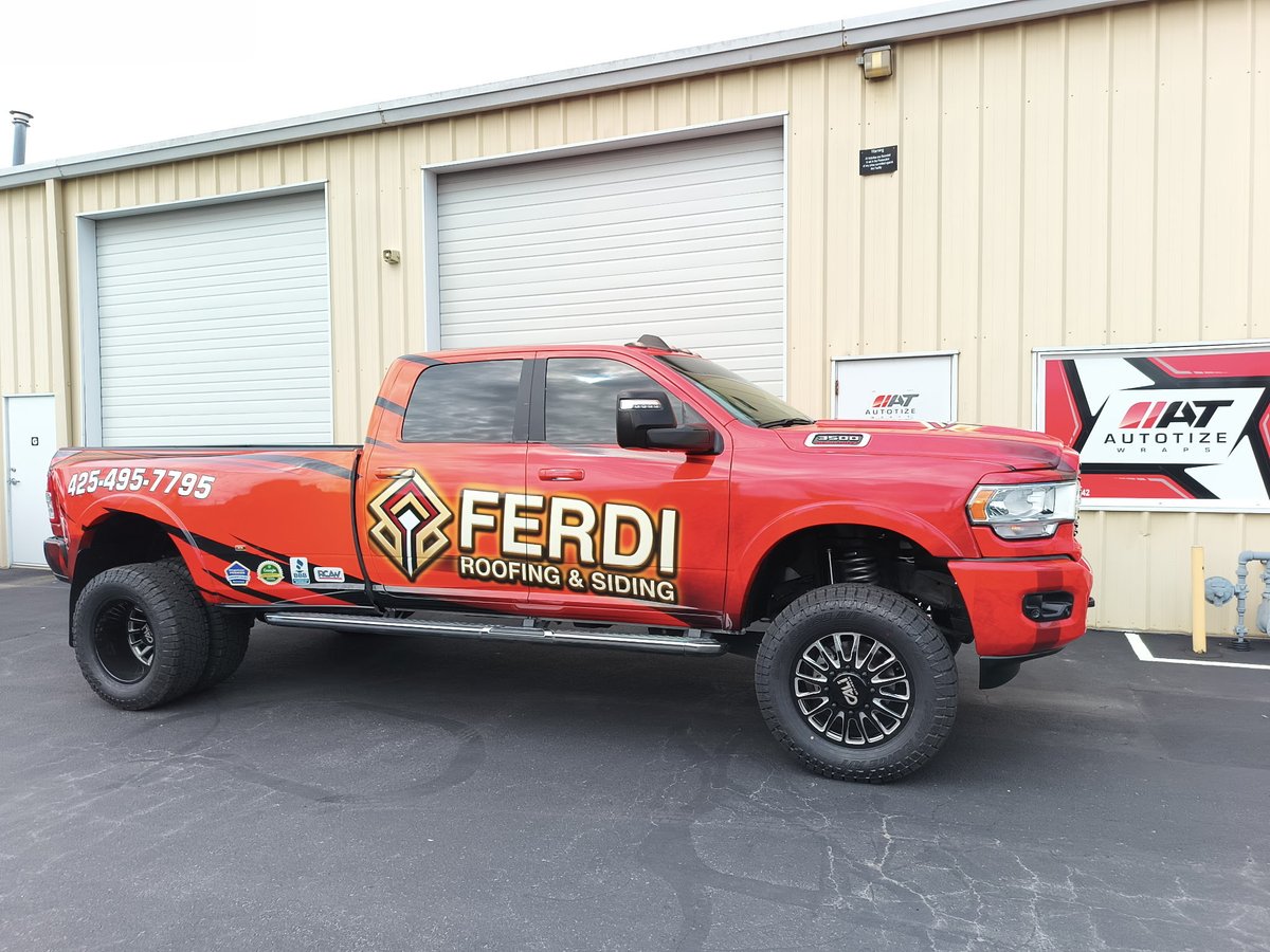 AutoTizeWraps's tweet image. #commercialwraps #truckwraps #vehiclewraps #roofer