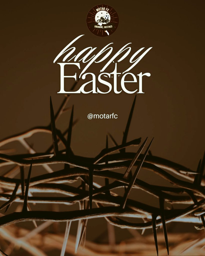 Motar_fc's tweet photo. Happy Easter to all motar fc fans https://t.co/hrCWorrqm4