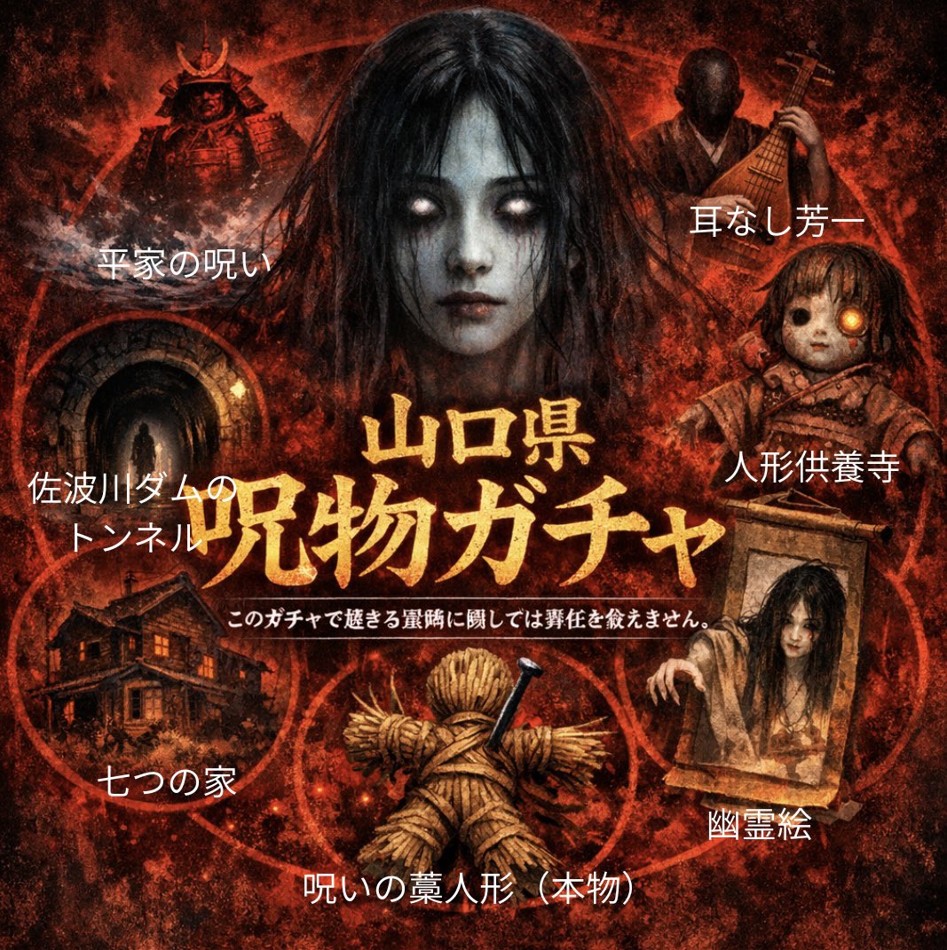 山口地元発見ガチャ【じもカプ】 tweet media