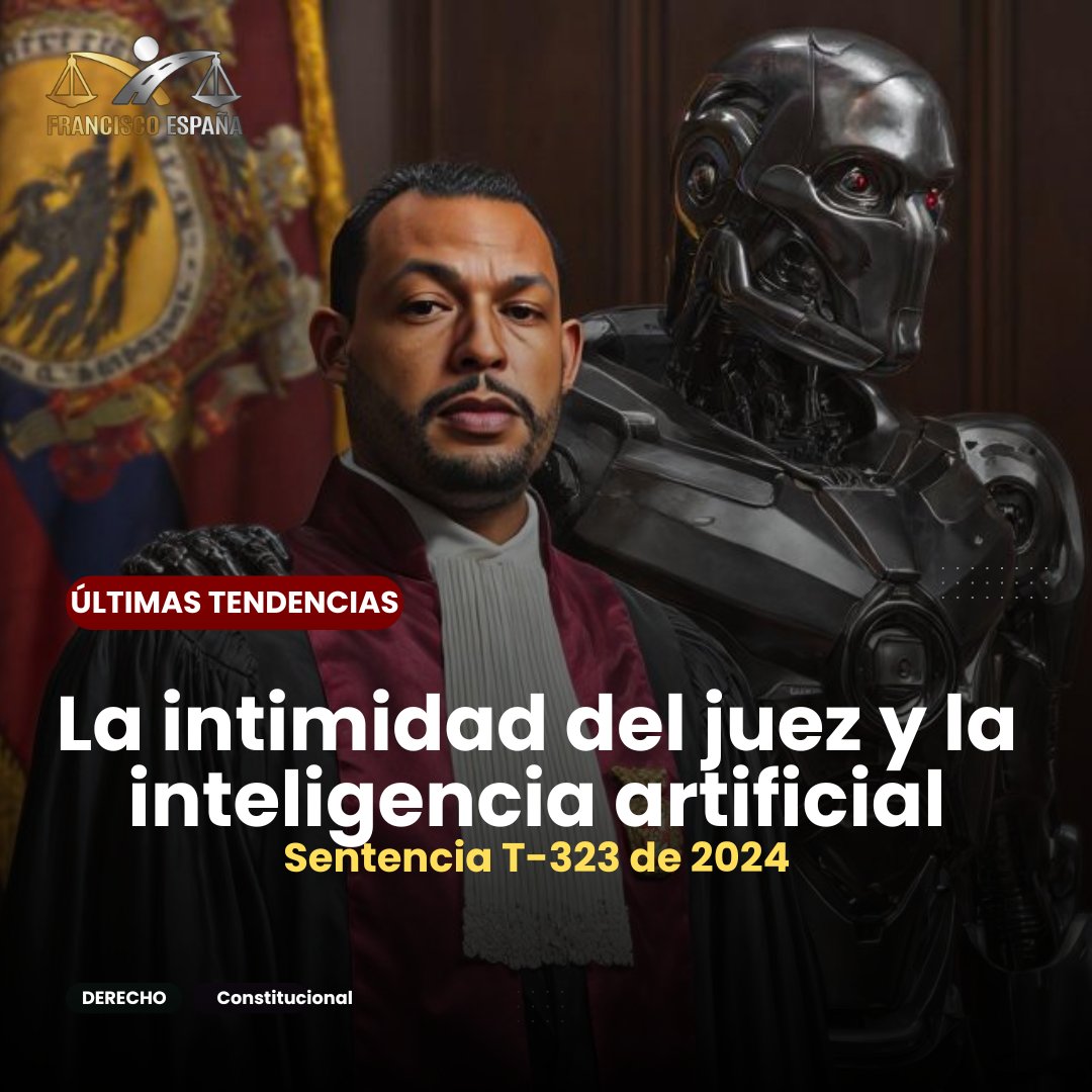 JurisprudenCol's tweet photo. La Sentencia T-323 de 2024 quiso ponerle reglas al uso de la inteligencia artificial en la justicia: transparencia, responsabilidad, control humano y prohibición de sustituir la racionalidad del juez. En el papel suena bien. En la realidad, eso no resuelve el problema más grave.

El verdadero peligro no es el juez que abiertamente deja que la IA le redacte una sentencia. Ese al menos deja huellas. El problema serio es otro: el juez que, en la intimidad de su computador, conversa con la IA, le pide ideas, enfoques, argumentos, salidas, y luego incorpora todo eso a su providencia como si hubiera nacido exclusivamente de su mente.

¿Y cómo controlamos eso? No podemos.

Nadie puede entrar a la conciencia del juez. Nadie puede probar cuánta de una idea fue propia y cuánta fue sugerida por una máquina. Nadie puede impedir que un funcionario judicial consulte en privado una IA y después vista esa influencia de “criterio personal”.

Ahí está la hipocresía del debate moderno. Seguimos hablando de independencia judicial como si el único riesgo fuera la presión política, el dinero o el poder. Pero hoy existe otra amenaza: el juez silenciosamente asistido, cognitivamente guiado, intelectualmente acompañado por una inteligencia artificial que no firma la sentencia, pero puede moldear la forma de pensarla.

Y eso es todavía más peligroso, porque no se nota.
La IA no necesita reemplazar al juez para alterar la justicia. Le basta con sugerirle el camino, darle lenguaje, ordenarle la duda, reforzarle una intuición y desaparecer. Después el juez firma. Y formalmente todo parece limpio.

La verdad incómoda es esta: la pelea por controlar por completo la influencia privada de la IA sobre el pensamiento judicial está perdida. El derecho puede vigilar expedientes, actuaciones y textos. Pero no puede vigilar la conversación secreta entre un juez y su pantalla. Mucho menos puede vigilar lo que pasa después: cuando esa respuesta se mete en su cabeza y él termina creyendo que era suya.

Ese es el nuevo riesgo de la justicia: no que la máquina decida sola, sino que el juez empiece a pensar acompañado… y luego jure que pensó solo.