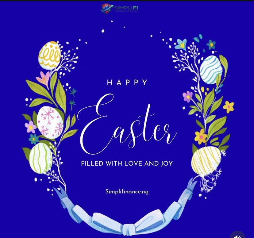_Simplifinance's tweet photo. He is risen!!
Happy Easter, guys
Have a blessed Easter, and may the resurrection of Christ perfect everything that concerns you.
Link in bio to sign up for our waitlist and be the first to get notified when we launch our beta version this week.
#resurrectionday #easter #SimpliFi https://t.co/FWUSgHj1fd