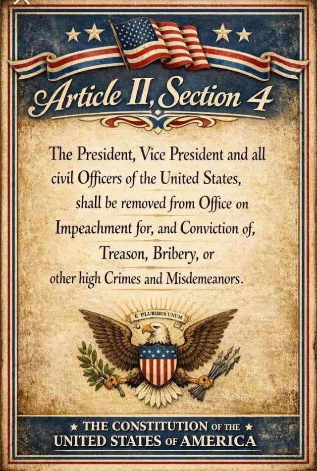 Msdesignerlady's tweet photo. @StevenBeschloss Every member of his cabinet should be removed along, with the psychopath sitting in the White House.
#Article2Sec4 https://t.co/TFAfjno6Po