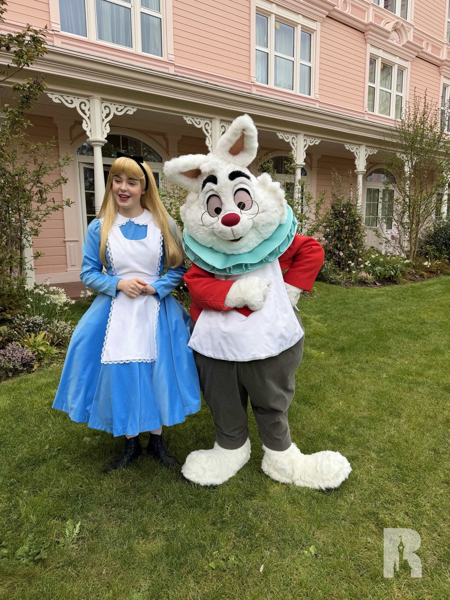 A special visit from Alice and The White Rabbit today for Easter