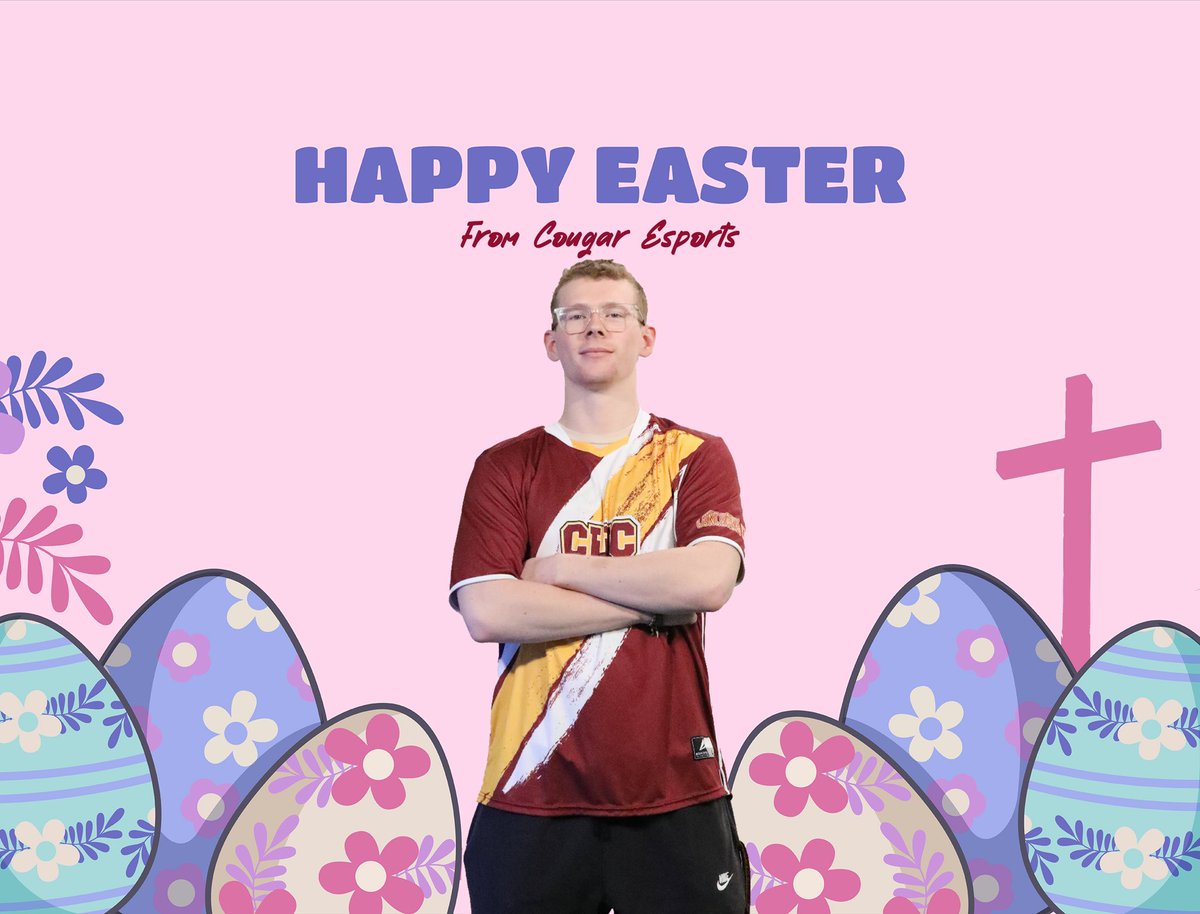 CucEsports's tweet photo. “I am the resurrection and the life. The one who believes in me will live, even though they die.” (John 11:25) 

Happy Easter Cougar Fans! https://t.co/nzpeqVkKmc