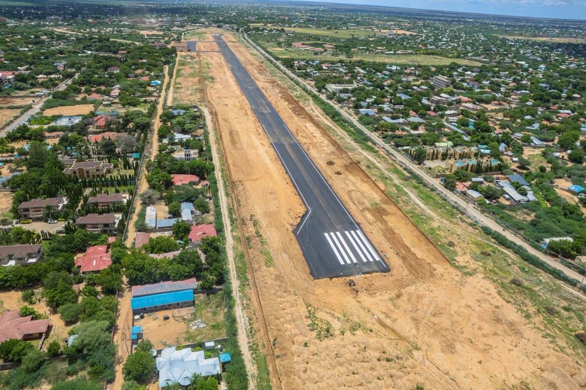 The progress on the Garissa airstrip