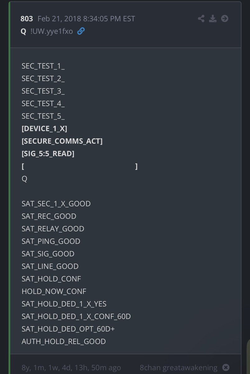 ThankQ17171's tweet image. . Q Proof &amp;gt; 803 = Uh Oh‼️

#Iran #Israel #Booms 

truthsocial.com/@realDonaldTru…