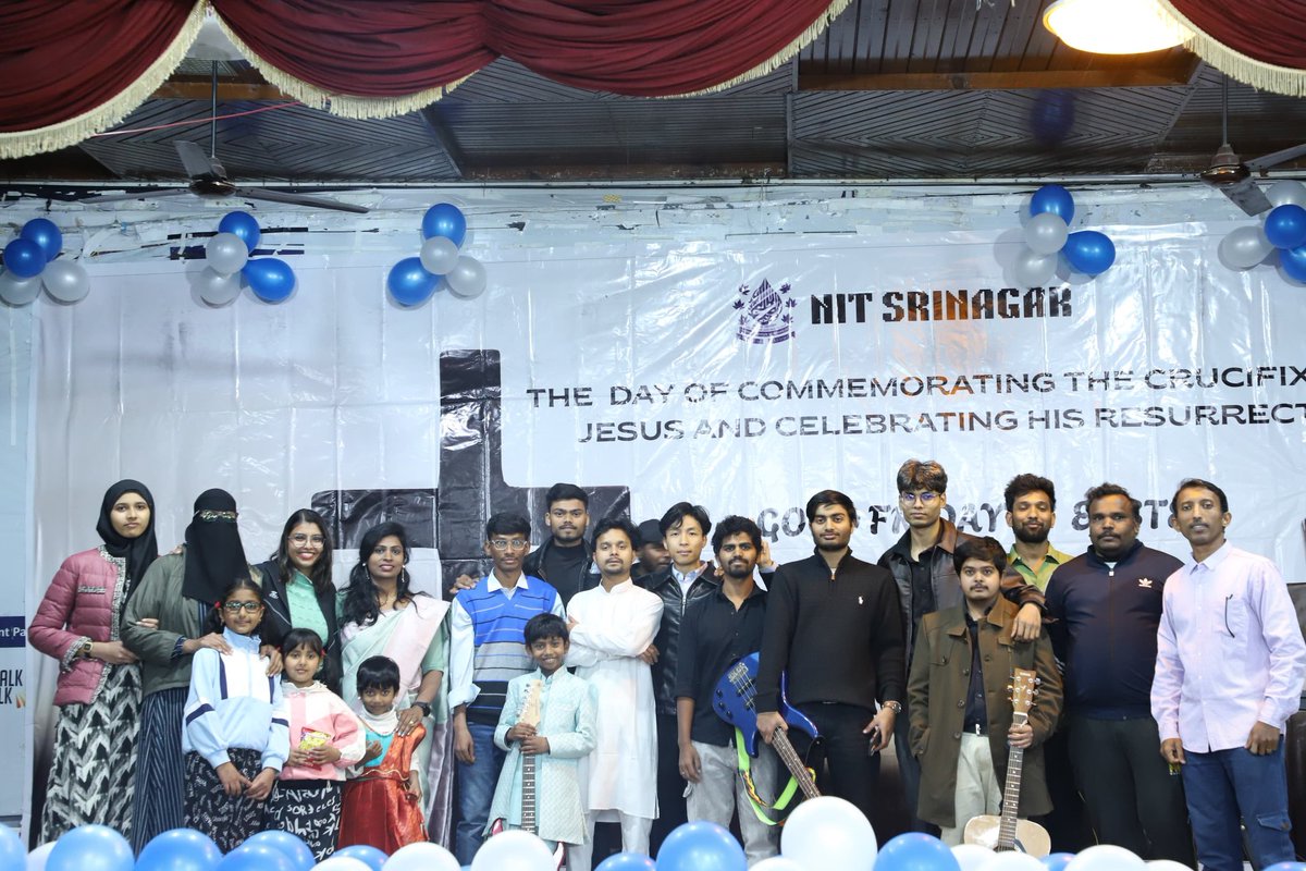 nitsriofficial's tweet image. NIT Srinagar observed a solemn Good Friday event, bringing the campus community together in prayer and reflection on the sacrifice and message of love, humility, and compassion of Jesus Christ. ✝️
#GoodFriday #NITSrinagar