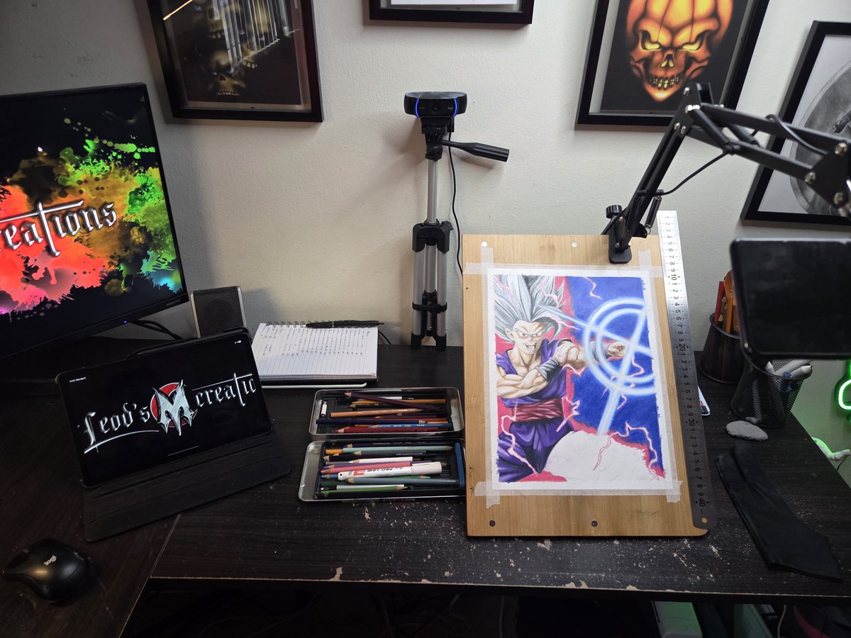Set up for an afternoon of colouring!

Stop by the studio for coffee and chills
(Noon to 4pm EST)⤵️
kick.com/mcleodscreatio…

<a href="/kick/">KICK</a> <a href="/kickcommunity/">KICK Community</a> #kickartcrew #dbs #fyp