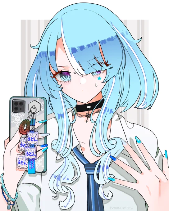 ₹゛ゃਡ #氷月しずく #雪に映る