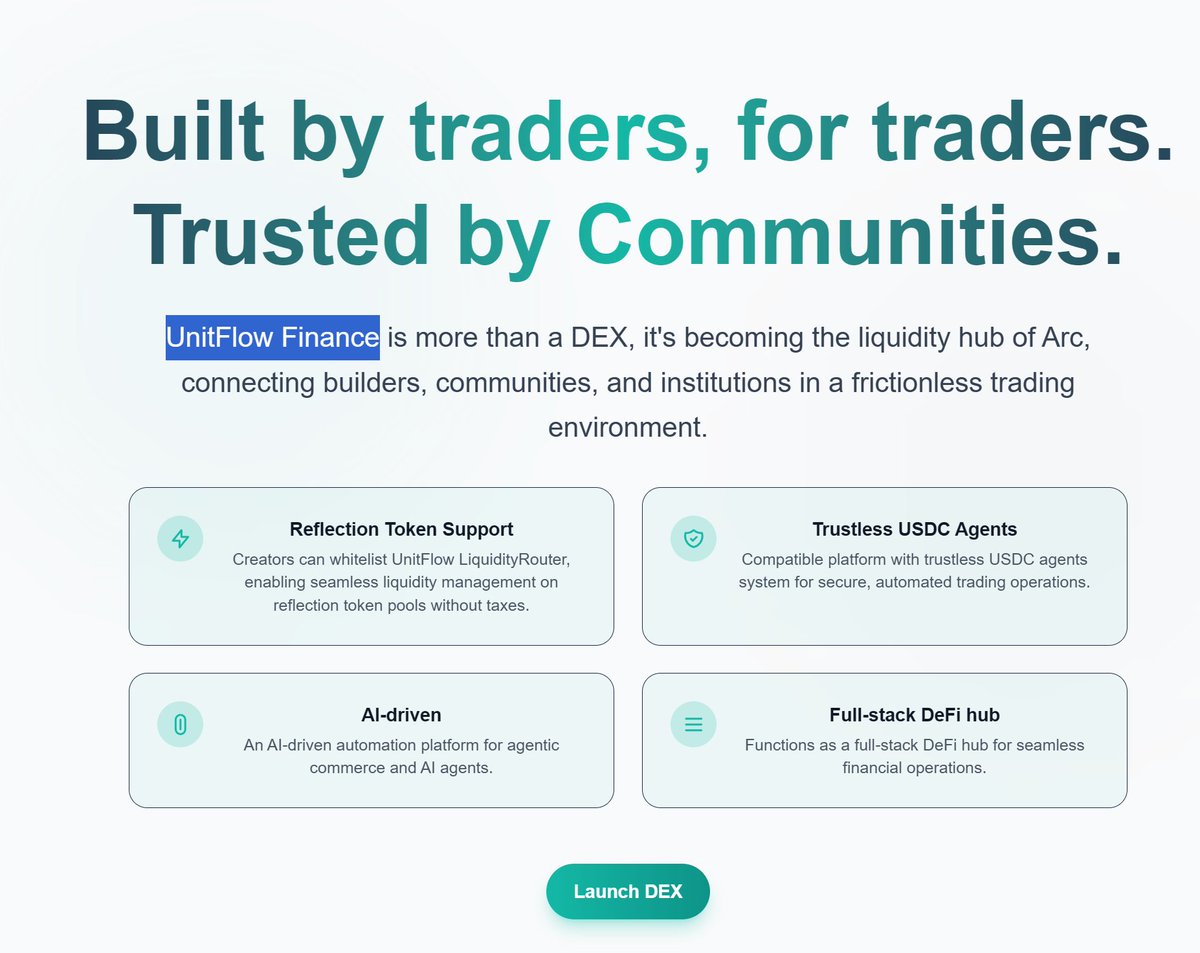 khangaskais's tweet photo. UnitFlow Finance https://t.co/vaSU9CX34h