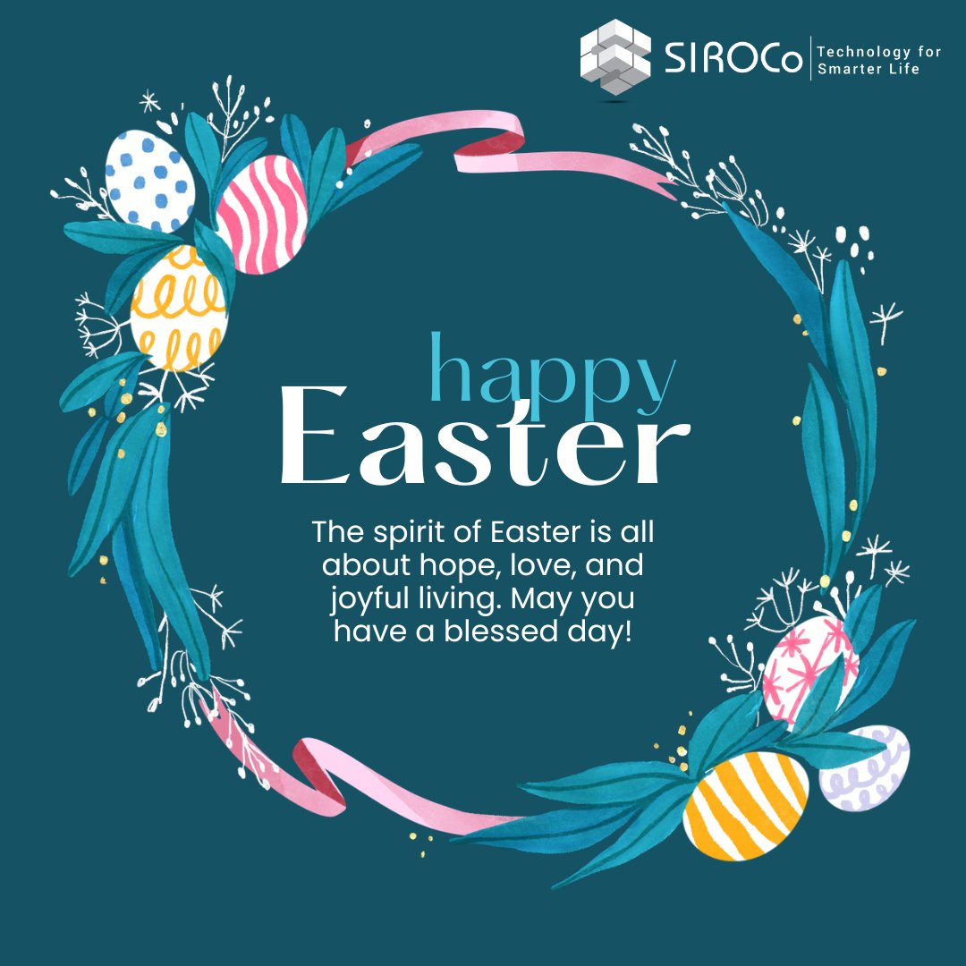 sirocollc's tweet photo. Spring is here — and so is the perfect time for a fresh start. 

Happy Easter from the Siroco team! Wishing our clients, partners, and community a joyful and restful holiday. 

Ready to help your business bloom this season? Let's talk. https://t.co/vkzZhintJh