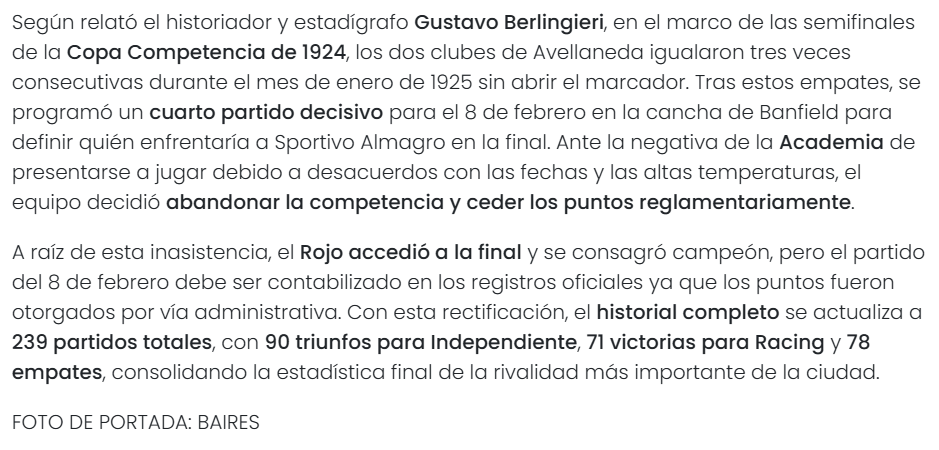 rolfi_cai's tweet photo. Voy a explicar bien los partidos que le lleva CAI a racing: 

-En el historial de toda la vida son +23, partidos de liga como siempre se conto. 

-En el historial contando todo (liga, copa nac, copa intern, amateur+prof) son +20 partidos con el que se gano ayer. https://t.co/DM00Lhp0Pf