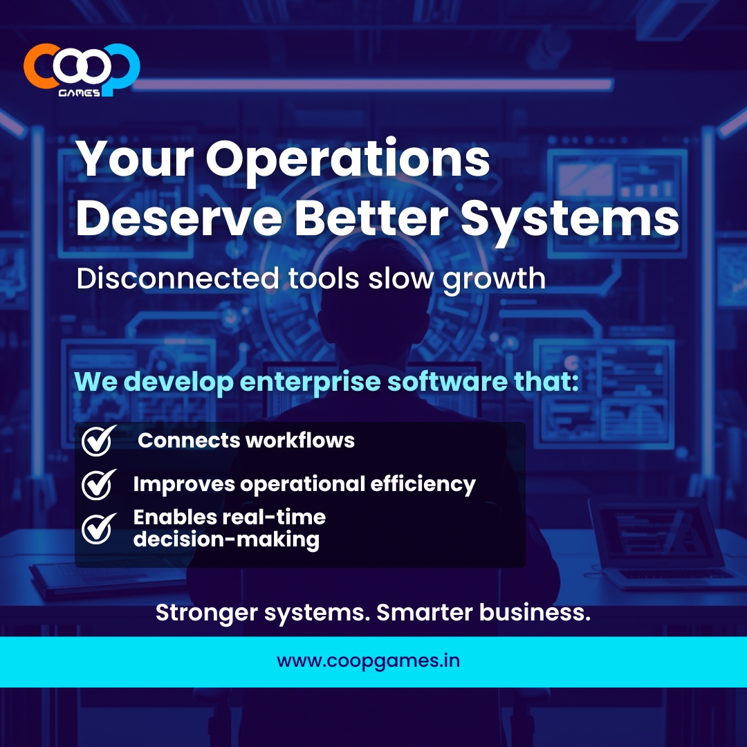 CoopGames_Dev's tweet image. Disconnected tools slow growth. 🚀
Upgrade to smarter systems for seamless workflows and real-time decisions.
🌐 coopgames.in 
#EnterpriseTech #Automation #DigitalTransformation