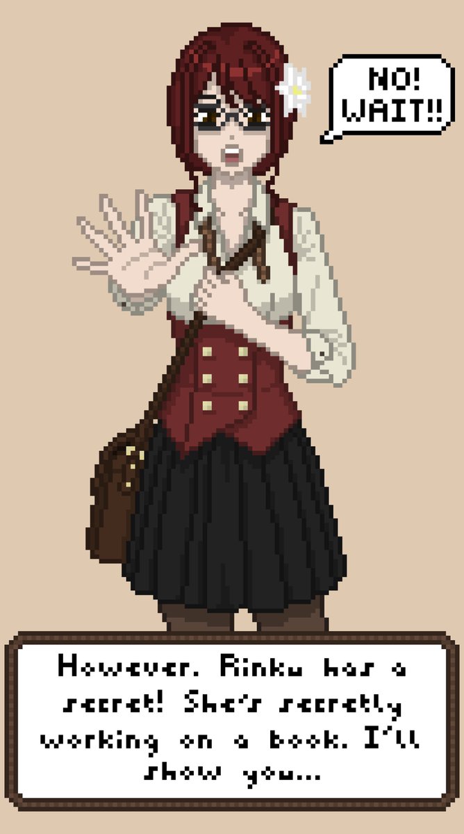 AnimeGagged's tweet photo. I am proud to present my own OC, Rinku: a historian with a secret passion for bondage! ^^

She'll appear from time to time in... more or less... kinky situations~ https://t.co/rnZbscSZ0l