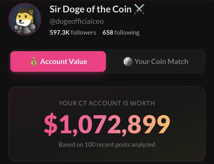 Sir Doge of the Coin ⚔️ tweet media