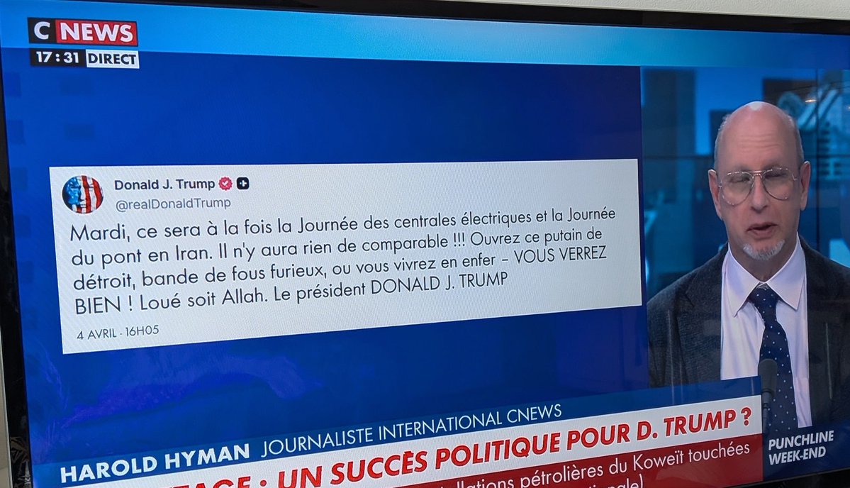 Sur #Cnews dans #PunchLine excellent <a href="/ThierryCabannes/">Thierry Cabannes</a> &amp; <a href="/HaroldTribune_/">Harold Hyman</a>