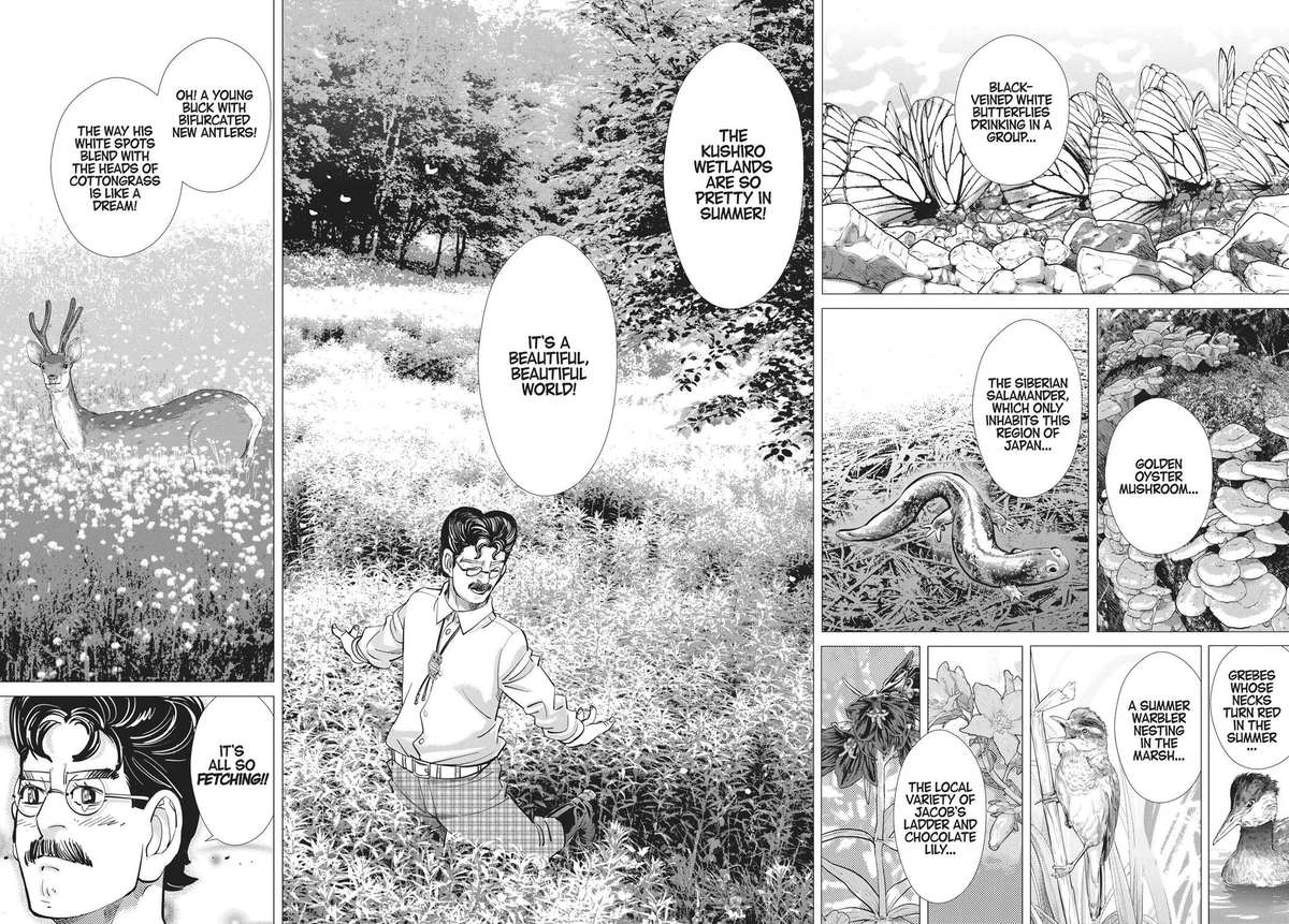 Phileezppe's tweet image. Vraiment beau les paysages dans Golden Kamuy.
Sinon je crois qu'on a un nouveau concurrent pour le perso le plus barré du manga: Shiton Anehata le zoophile, qui veut même le faire avec un ours mdr