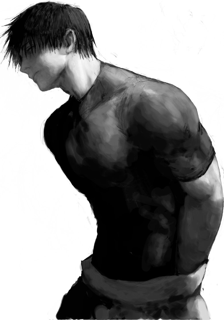 絵チャ、パパ黒