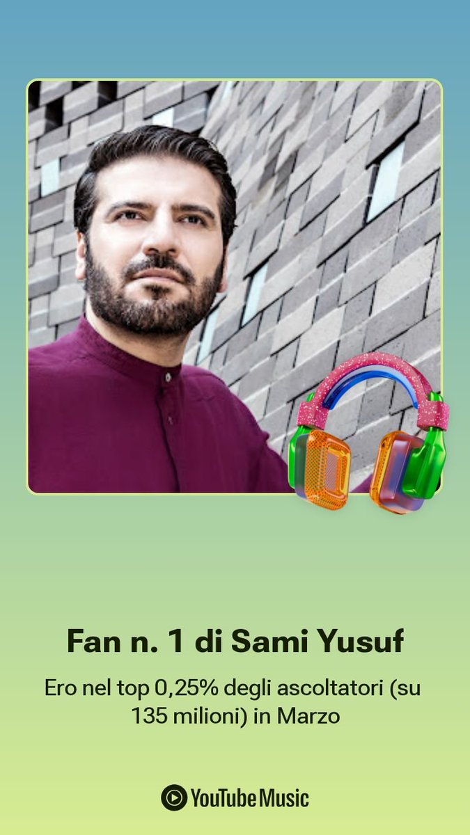 <a href="/SamiYusuf/">Sami Yusuf</a>, I’ll be waiting for you in Italy.
My students are looking forward to it too.