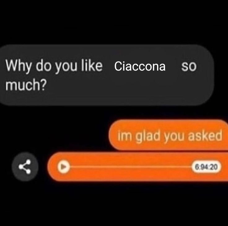 Ciaccona ♪ tweet media
