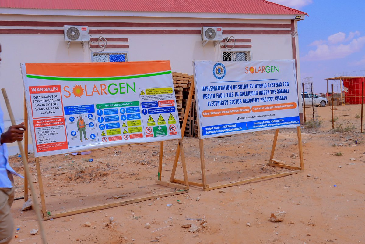 Somali Electricity Sector Recovery Project tweet media