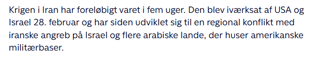 Viserys22's tweet photo. @tv2newsdk lmao, "iværksat". Prøv at tænk på hvis TV2 blot sagde at Rusland havde iværksat krigen i Ukraine. For dem er det en "brutal, uprovokeret, ulovlig fuld-skala invasion" - men for vores vassalstats overherre USA er det "iværksat" 😇. Grotesk propaganda! https://t.co/9oKhj6ns1J