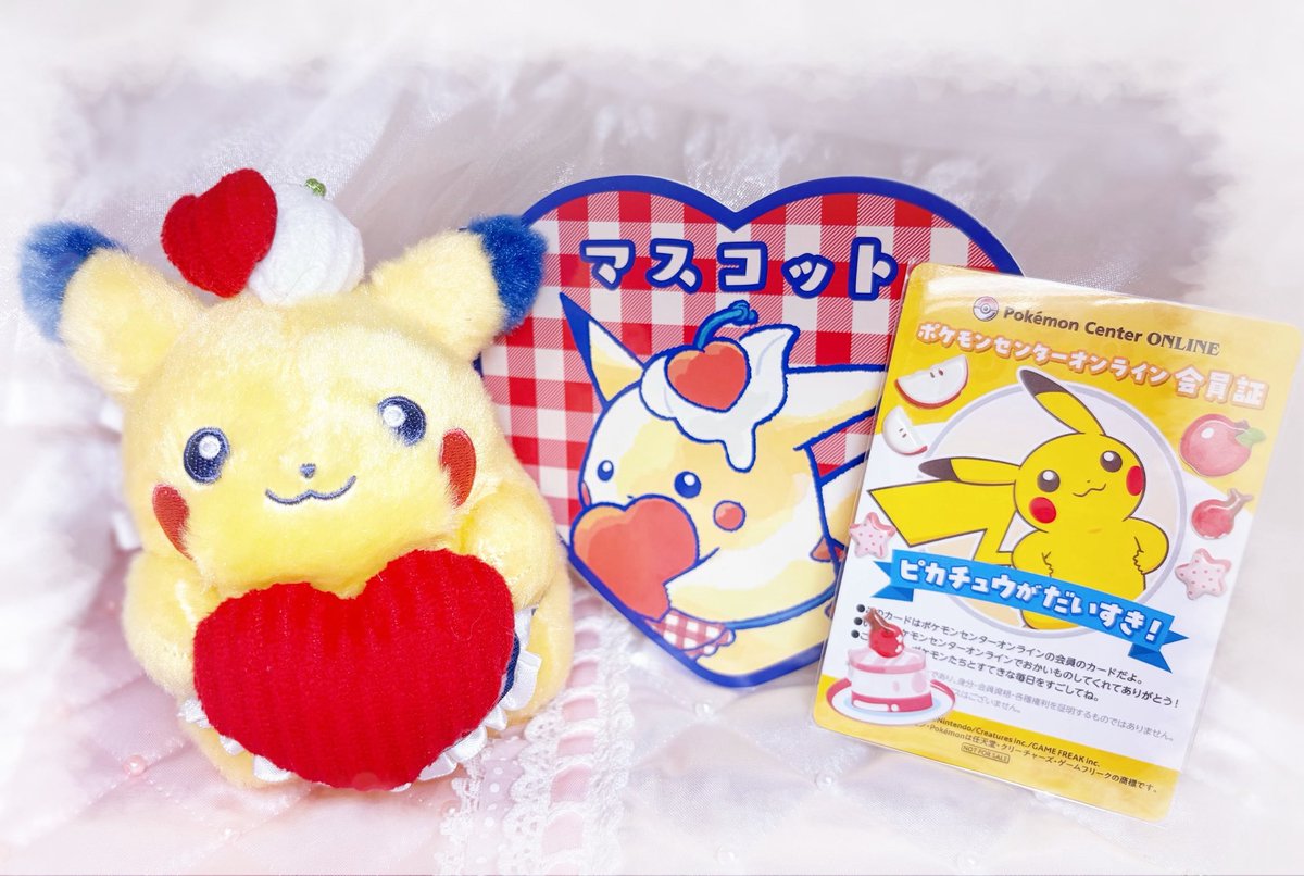 🍒❤
会員証ピカチュウ！うれしい⌯ᵔ⩊ᵔ⌯ಣ💛