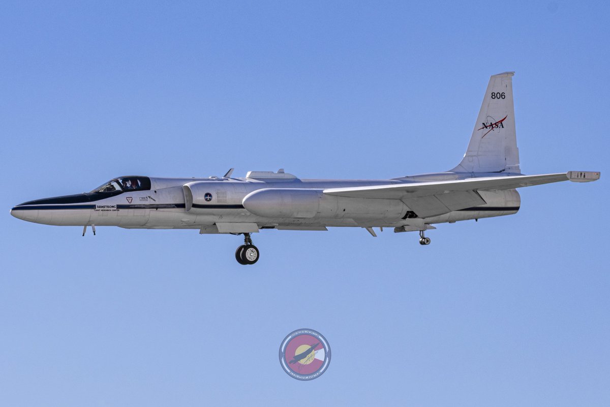 Bren_Horton's tweet photo. 4.4.26 | After spending the day at 60,000 ft over Utah as part of the GEMx mission, it’s time to come back to the ground.

NASA Lockheed ER-2 N806NA as “NASA806” arriving on RWY 17R @COSAirport 

#avgeek #aviation #aviationphotography #photography #Colorado #canon #KCOS https://t.co/C9of0qswDO