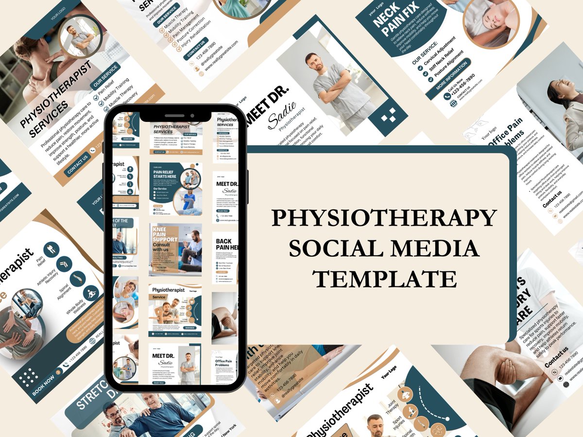 KinetiqStudio's tweet photo. Physiotherapy Social Media Template By Kinetiq Studio

learn more : https://t.co/ts6u2xO1gE

Just designed a clean social media template for physiotherapy clinics. Focused on professional design &amp; better patient engagement

#SocialMediaDesign #Physiotherapy #Healthcare #Branding https://t.co/SbBcwDFzHz