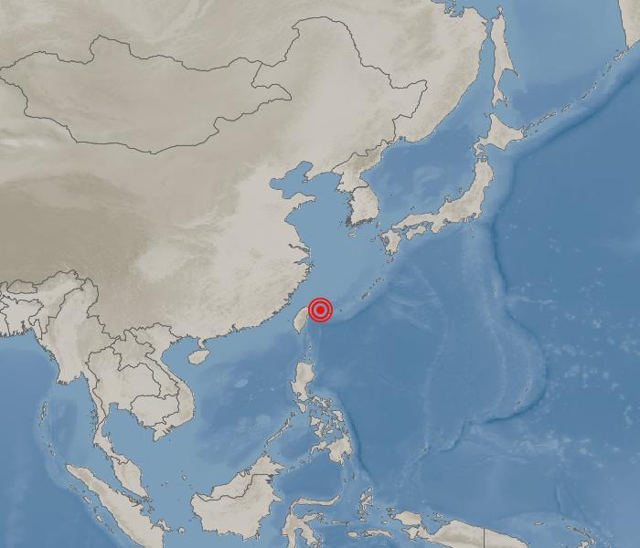 KMA_earthquake's tweet photo. [국외지진정보] 04-06 00:34:03 대만 화롄현 동쪽 130km 해역 규모 5.1, https://t.co/3FnC3cPtHo https://t.co/7mPM00XOGC