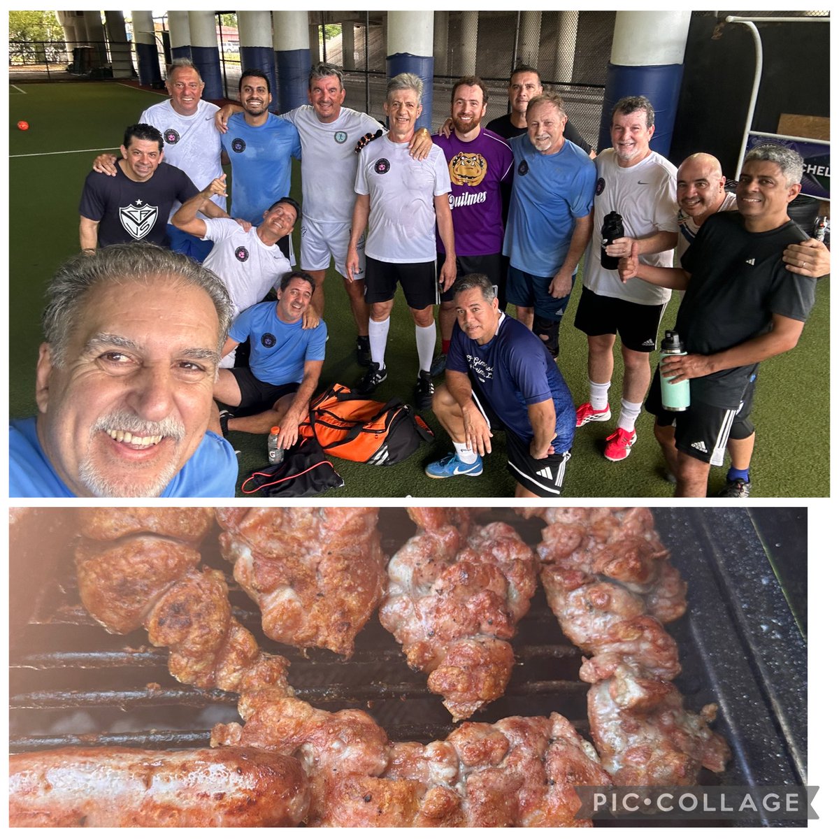 FernandoFiore's tweet image. El retorno a “las canchas” de @stadiosoccermiami …
No fue fácil an mis 65 años (el “menos joven del grupo” en la foto) regresar después de más de 3 meses y la plantar fasciitis. Pero VOLVIMOS y con asado y playa. 
VIVA SÚPER GOLDEN FUTBOL CLUB. 
#futbol #asado #amigos #friends